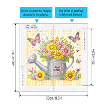 Load image into Gallery viewer, Diamond Painting - Partial Special Shaped - flower watering can (30*30CM)