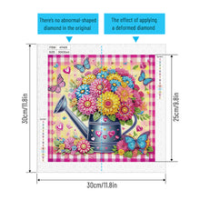 Load image into Gallery viewer, Diamond Painting - Partial Special Shaped - flower watering can (30*30CM)