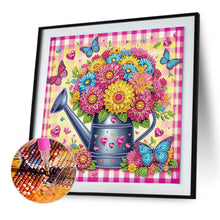 Load image into Gallery viewer, Diamond Painting - Partial Special Shaped - flower watering can (30*30CM)