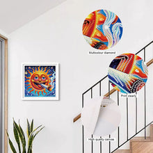 Load image into Gallery viewer, Diamond Painting - Partial Special Shaped - Funny sun and moon (30*30CM)