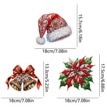Load image into Gallery viewer, 3Pcs Acrylic Winter Christmas 5D DIY Diamond Painting Dot Pendant for Wall Decor