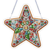 Load image into Gallery viewer, 3Pcs Acrylic Winter Christmas 5D DIY Diamond Painting Dot Pendant for Wall Decor