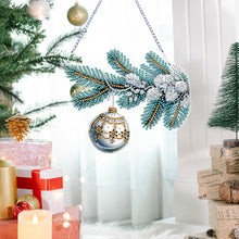 Load image into Gallery viewer, 3Pcs Acrylic Winter Christmas 5D DIY Diamond Painting Dot Pendant for Wall Decor