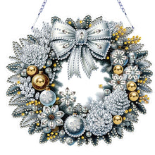 Load image into Gallery viewer, 3Pcs Acrylic Winter Christmas 5D DIY Diamond Painting Dot Pendant for Wall Decor