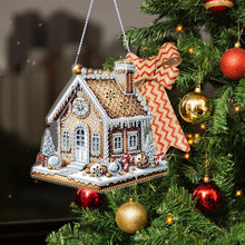 Load image into Gallery viewer, 3Pcs Acrylic Winter Christmas 5D DIY Diamond Painting Dot Pendant for Wall Decor