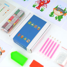 Load image into Gallery viewer, Mini Diamond Painting Set - Full Round - Marine animals (12*17CM)