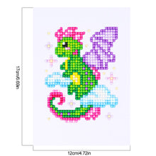 Load image into Gallery viewer, Mini Diamond Painting Set - Full Round - Colorful cartoons (12*17CM)