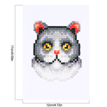 Load image into Gallery viewer, Mini Diamond Painting Set - Full Round - Cats (12*17CM)