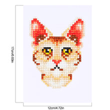 Load image into Gallery viewer, Mini Diamond Painting Set - Full Round - Cats (12*17CM)