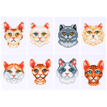 Load image into Gallery viewer, Mini Diamond Painting Set - Full Round - Cats (12*17CM)