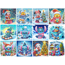 Load image into Gallery viewer, Mini Diamond Painting Set - Full Round - Halloween Disney (15*15CM)