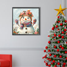 Load image into Gallery viewer, AB Diamond Painting - Full Square - Colorful Scarf Snowman (40*40CM)