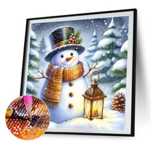 Load image into Gallery viewer, AB Diamond Painting - Full Square - Yellow Scarf Snowman (40*40CM)