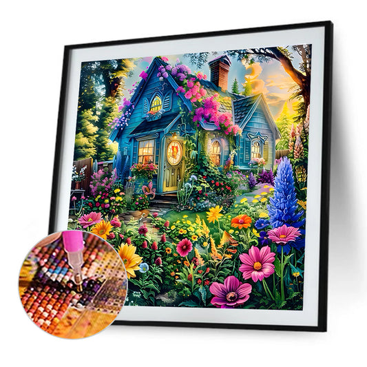 Diamond Painting - Full Round - village house (40*40CM)