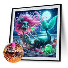 Load image into Gallery viewer, Diamond Painting - Full Round - Mermaid Skull Girl (40*40CM)