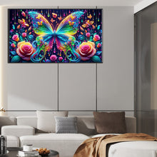 Load image into Gallery viewer, Diamond Painting - Full Round - Butterflies and Flowers (70*40CM)
