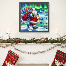 Load image into Gallery viewer, Diamond Painting - Full Round - Santa Claus under the Aurora (40*40CM)