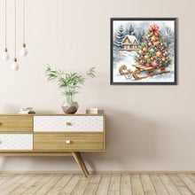 Load image into Gallery viewer, AB Diamond Painting - Full Round - Winter Christmas Tree (40*40CM)