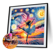 Load image into Gallery viewer, AB Diamond Painting - Full Round - Dancing Girl in the Field (40*40CM)