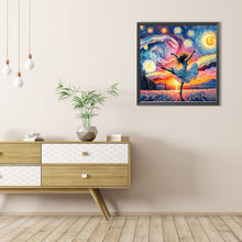 Load image into Gallery viewer, AB Diamond Painting - Full Round - Dancing Girl in the Field (40*40CM)
