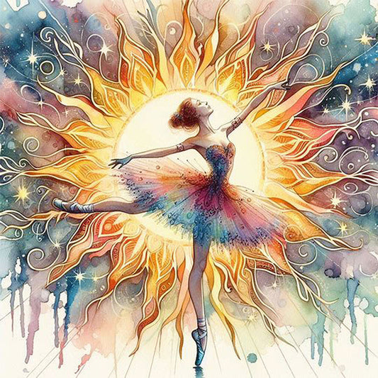 AB Diamond Painting - Full Round - Ballet Girl (40*40CM)
