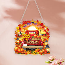 Load image into Gallery viewer, Acrylic Special Shaped Pumpkin Truck Harvest Hanging Diamond Kits for Beginner
