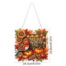 Load image into Gallery viewer, Acrylic Special Shaped Fall Food Harvest Hanging Diamond Art Kits for Beginner
