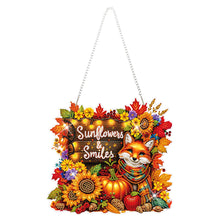 Load image into Gallery viewer, Acrylic Special Shaped Fall Sunflowers Smiles Hanging Diamond Kits for Beginner