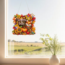 Load image into Gallery viewer, Acrylic Special Shaped Fall Sunflowers Smiles Hanging Diamond Kits for Beginner