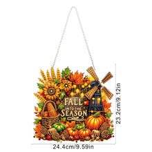 Load image into Gallery viewer, Acrylic Special Shaped Fall Food Harvest Windmill Hanging Diamond Kits for Home