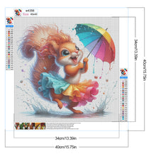 Load image into Gallery viewer, Diamond Painting - Full Round - Dancing Squirrel (40*40CM)