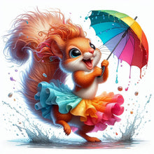 Load image into Gallery viewer, Diamond Painting - Full Round - Dancing Squirrel (40*40CM)