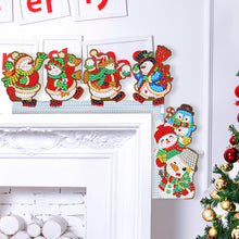 Load image into Gallery viewer, Christmas Snowman Diamond Painting Door Corner Sign for Xmas Party Favors