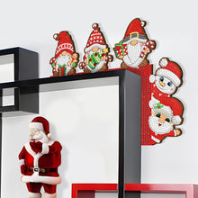 Load image into Gallery viewer, Christmas Gnome Santa Claus Snowman Diamond Painting Door Corner Sign for Home