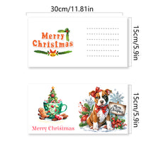 Load image into Gallery viewer, 6Pcs Christmas Dogs DIY Diamond Painting Card Diamond Drawing Greeting Card