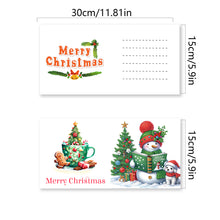 Load image into Gallery viewer, 6Pcs Merry Christmas DIY Diamond Painting Card Diamond Drawing Greeting Card