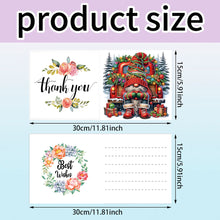 Load image into Gallery viewer, 10Pcs Merry Christmas Gnome Diamond Painting Handmade Card for Adults Kids