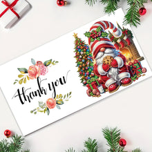 Load image into Gallery viewer, 10Pcs Merry Christmas Gnome Diamond Painting Handmade Card for Adults Kids