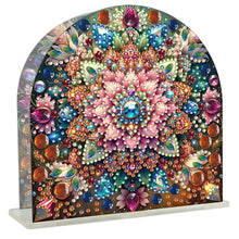 Load image into Gallery viewer, Acrylic Mandala Diamond Painting Paper Towel Holder for Home Art Crafts