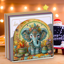 Load image into Gallery viewer, Acrylic Elephant Diamond Painting Paper Towel Holder for Home Art Crafts