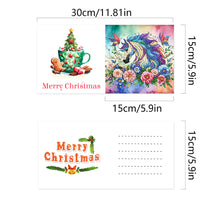 Load image into Gallery viewer, 6Pcs Animals Diamond Drawing Card Diamond Painting Greeting Card for Adults Kids