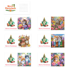 Load image into Gallery viewer, 6Pcs Animals Diamond Drawing Card Diamond Painting Greeting Card for Adults Kids