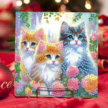 Load image into Gallery viewer, 6Pcs Animals Diamond Drawing Card Diamond Painting Greeting Card for Adults Kids