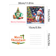 Load image into Gallery viewer, 6Pcs Animals Diamond Drawing Card Diamond Painting Greeting Card for Adults Kids