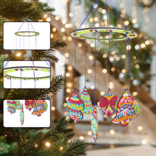 Load image into Gallery viewer, Christmas Diamond Painting Wind Chimes DIY Wind Chime Kit Diamond Art Wind Chime