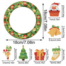 Load image into Gallery viewer, Christmas Diamond Painting Wind Chimes DIY Wind Chime Kit Diamond Art Wind Chime