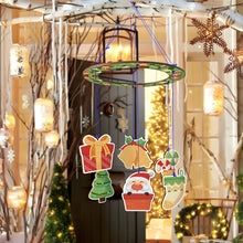 Load image into Gallery viewer, Christmas Diamond Painting Wind Chimes DIY Wind Chime Kit Diamond Art Wind Chime