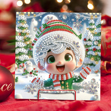 Load image into Gallery viewer, 8Pcs Christmas DIY Diamond Painting Card Diamond Daily Wish Card for Adults Kids