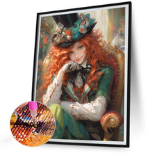 Load image into Gallery viewer, Diamond Painting - Full Round - Alice in Wonderland girl (30*40CM)