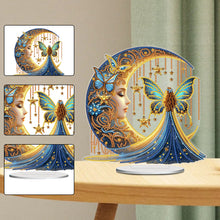 Load image into Gallery viewer, Acrylic Special Shape Moonlight Goddess Table Top Diamond Painting Ornament Kits